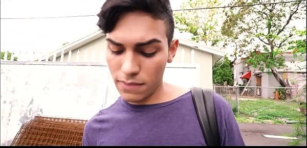  Straight Latino Boy Has Sex With Stranger For Money Outdoors To Buy Gift For His Girlfriend POV